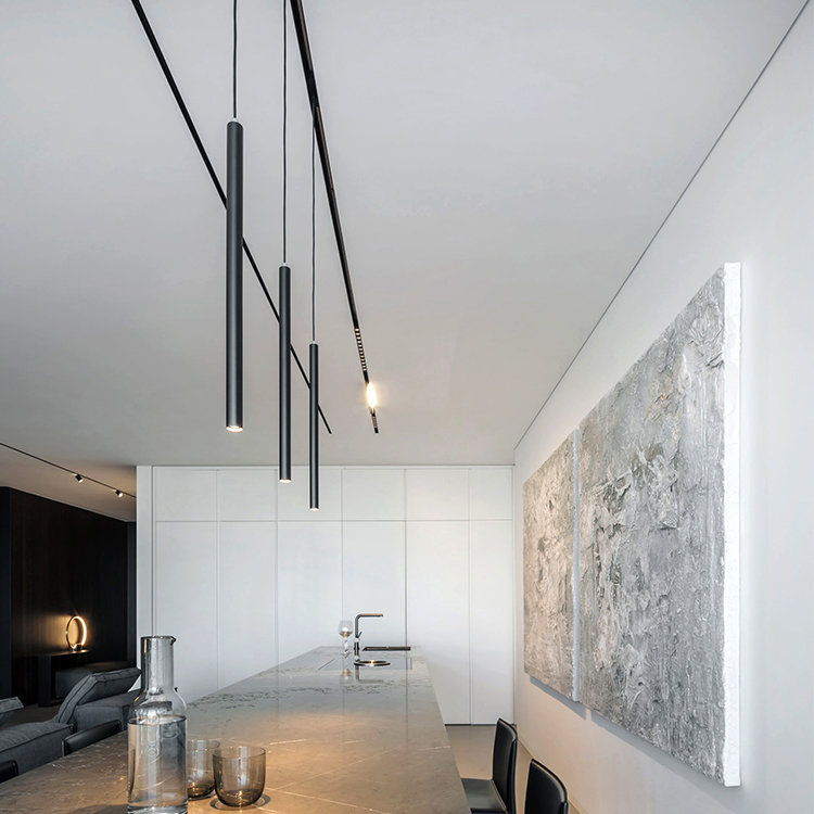 Commercial hangingSpotlights 9w 12 Led Track Pendant Light