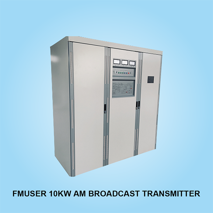FMUSER 10KW AM vysílač 10000 Wattů AM rozhlasová stanice
