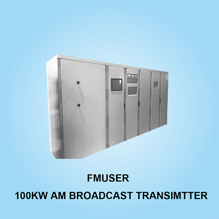 FMUSER 100KW AM vysílač 100000 Wattů AM rozhlasová stanice
