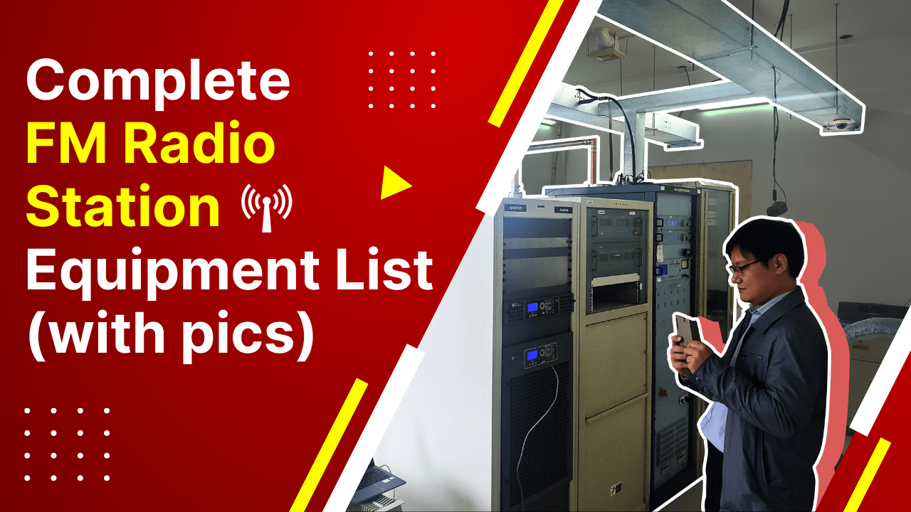 Complete Broadcast Radio Station Equipment List (with pics)