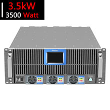 Frontpanelvisningen av FMUSER FSN-3500T 3000 watt FM-sender