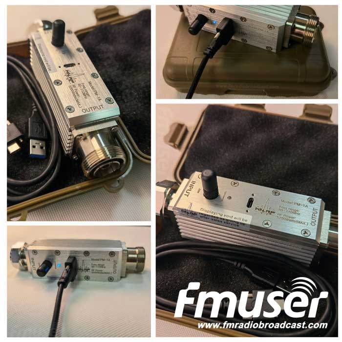 FMUSER PM-1A RF power meter pictures collections